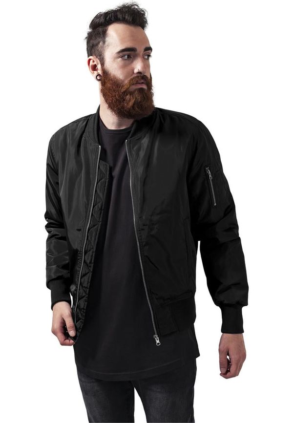 UC Men 2-Tone Bomber Jacket blk/blk