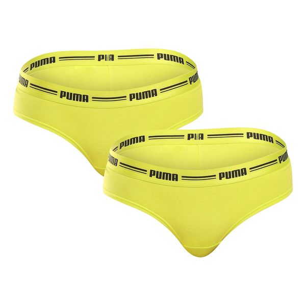 Puma 2PACK women's panties Brazilian Puma yellow