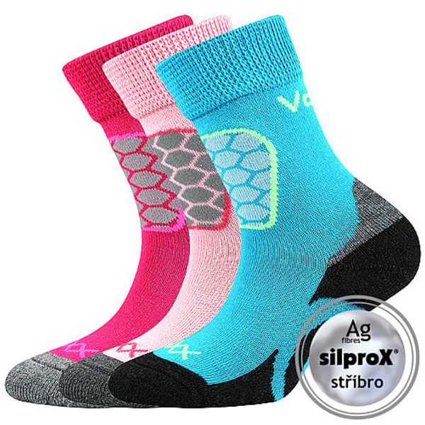 Voxx 3PACK children's socks Boma multicolored