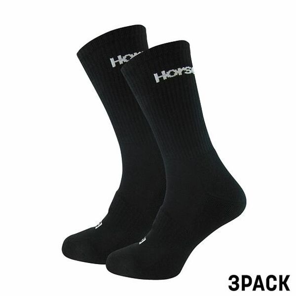 Horsefeathers 3PACK Horsefeathers socks black