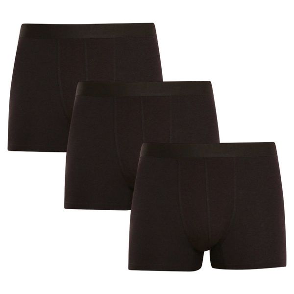 Nedeto 3PACK men's boxers Nedeto black