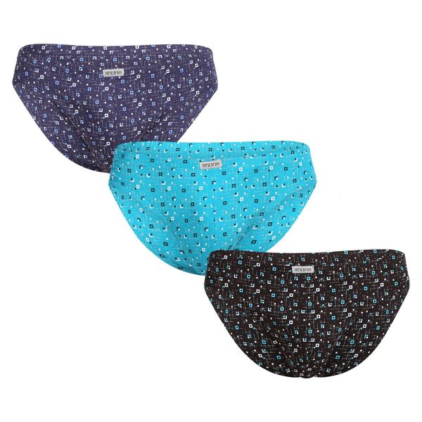 Andrie 3PACK men's briefs Andrie multicolor