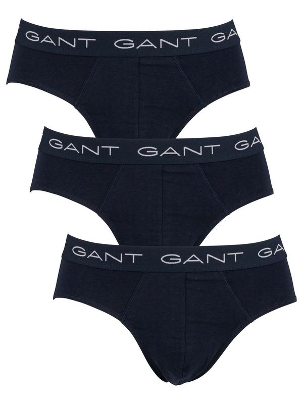 Gant 3PACK men's briefs Gant black