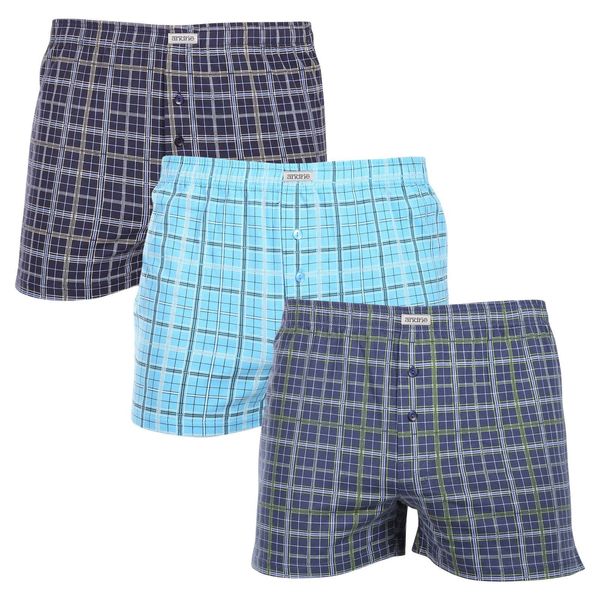 Andrie 3PACK Men's Shorts Andrie multicolor