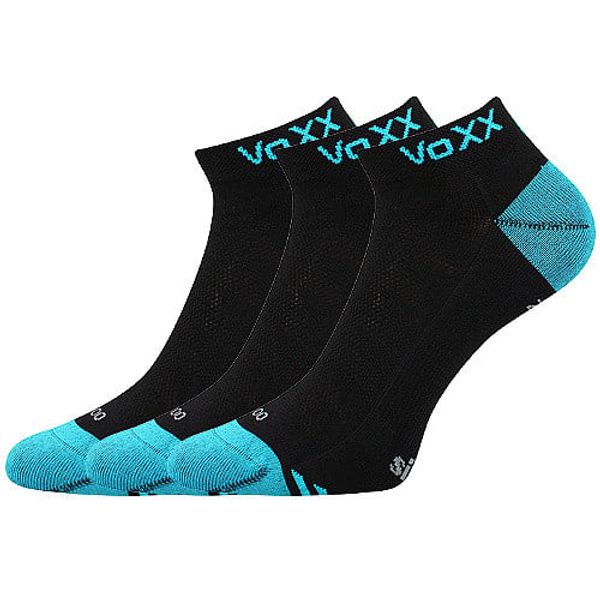 Voxx 3PACK VoXX bamboo black socks