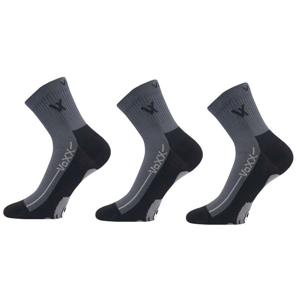 Voxx 3PACK VoXX dark gray socks