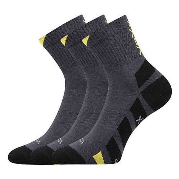 Voxx 3PACK VoXX dark gray socks