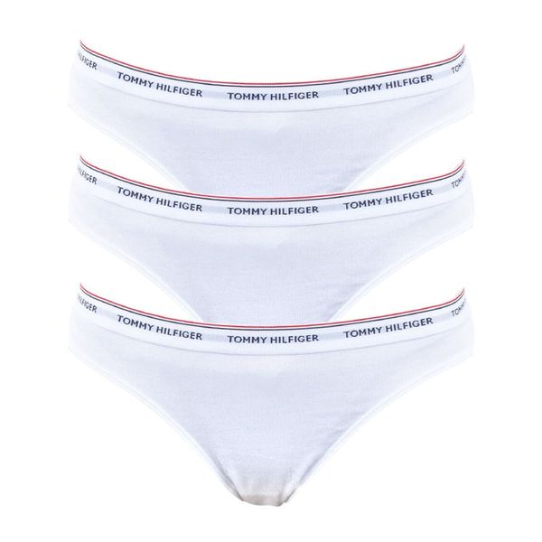 Tommy Hilfiger 3PACK Women's Panties Tommy Hilfiger white