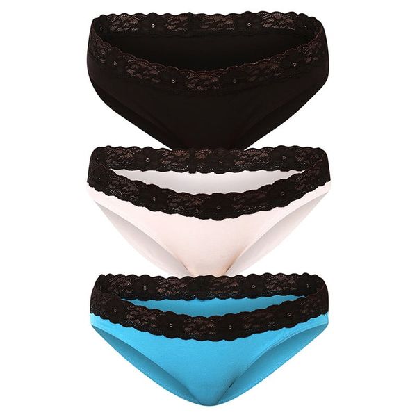 STYX 3PACK Women's Styx Briefs Sports Elastic Multicolored