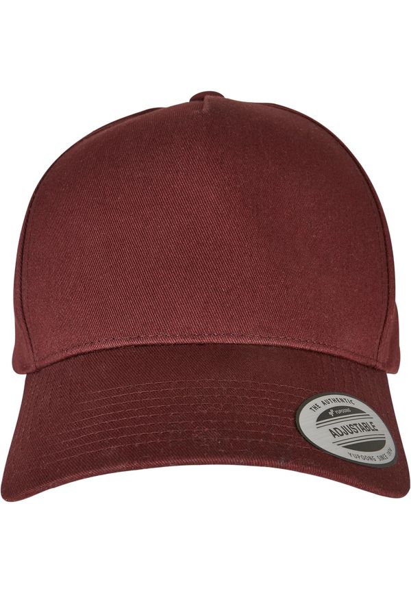 Flexfit 5-Panel Curved Classic Snapback Burgundy