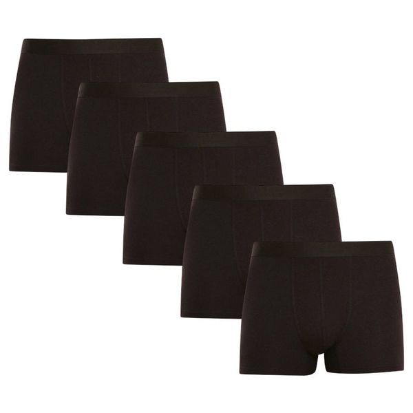 Nedeto 5PACK men's boxers Nedeto black