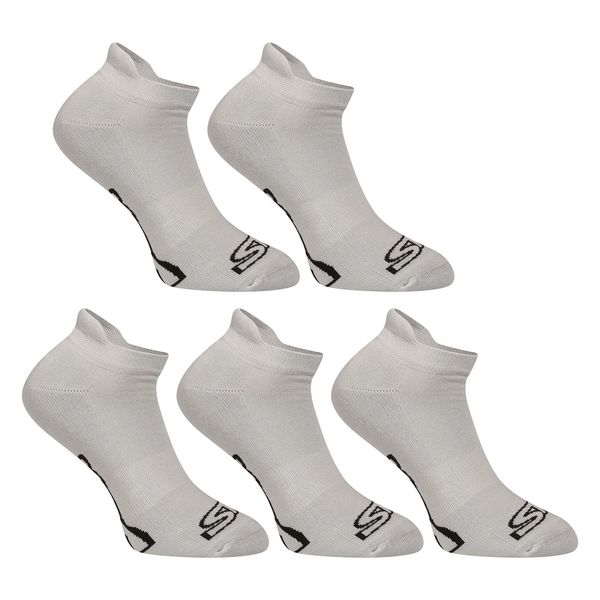 STYX 5PACK Styx low gray socks