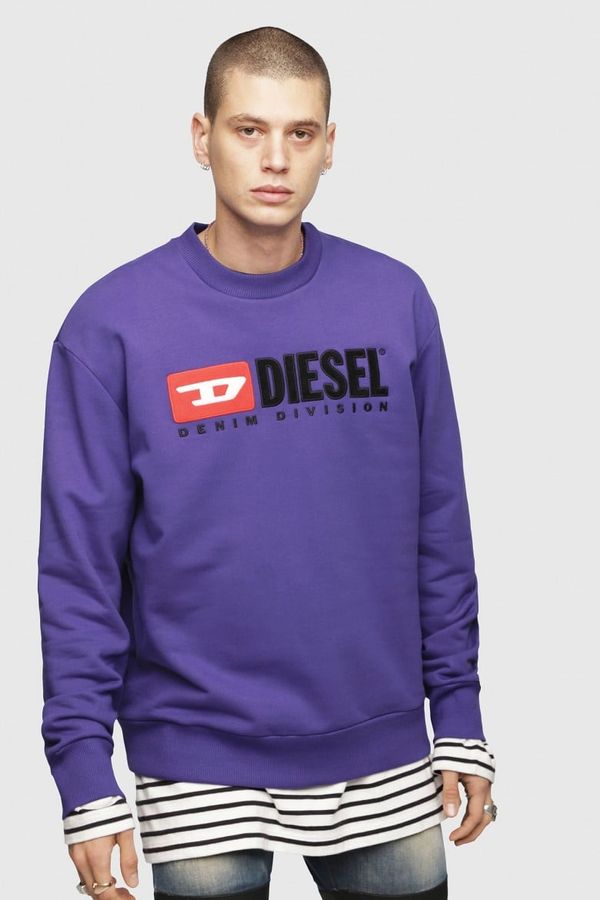 Diesel 9011 DIESEL S.P.A.,BREGANZE Sweatshirt - Diesel SCREWDIVISION SWEATSHIRT purple