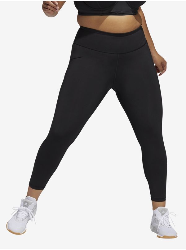 Adidas adidas Performance Optime Black Womens Sports Leggings - Women