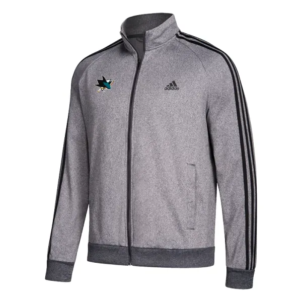 Adidas adidas Track Jacket NHL San Jose Sharks, S Men's Track Jacket