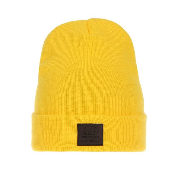 AGBO AGBO Children's winter hat yellow Smerf