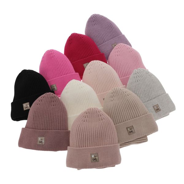 AGBO AGBO Girl's winter set: hat and tube scarf pink Georgina