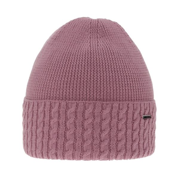 AGBO AGBO Woman's winter hat in violet merino wool Febe