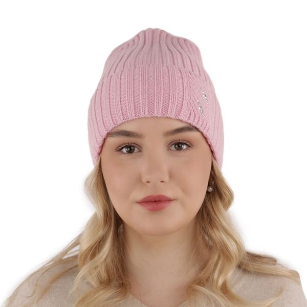 AGBO AGBO Woman's winter hat pink Ariga 100% extra fine merino wool