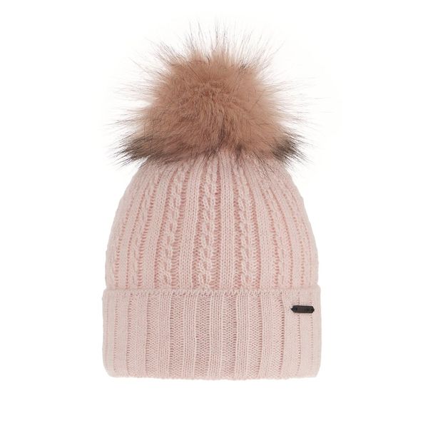 AGBO AGBO Woman's winter hat pink Karizma with pompom