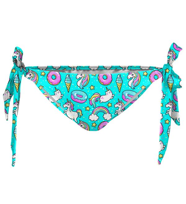 Aloha From Deer Aloha From Deer Woman's Teal I Die Bikini Bows Bottom WBBB AFD572