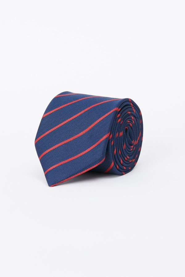 ALTINYILDIZ CLASSICS ALTINYILDIZ CLASSICS Men's Navy Blue-Red Patterned Tie