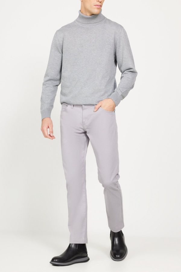 ALTINYILDIZ CLASSICS ALTINYILDIZ CLASSICS Men's Stone Slim Fit Slim Fit 5 Pocket Cotton Flexible Trousers