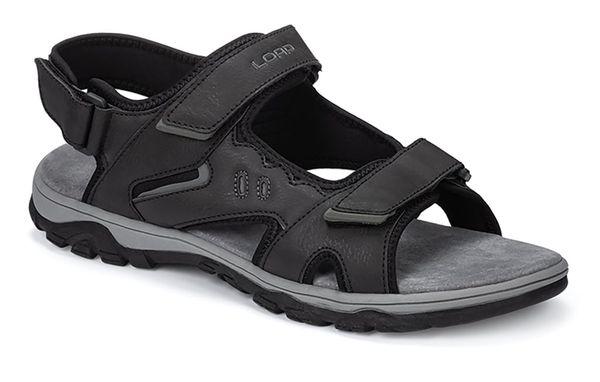 LOAP ANKO's LOAP Men's Sandals Black/Grey