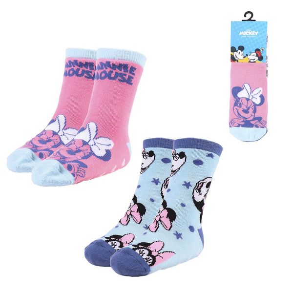 MINNIE ANTI-SLIP SOCKS 2 PIECES MINNIE