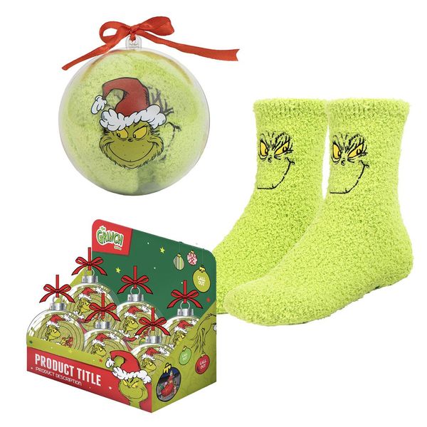 THE GRINCH ANTI-SLIP SOCKS CHRISTMAS THE GRINCH