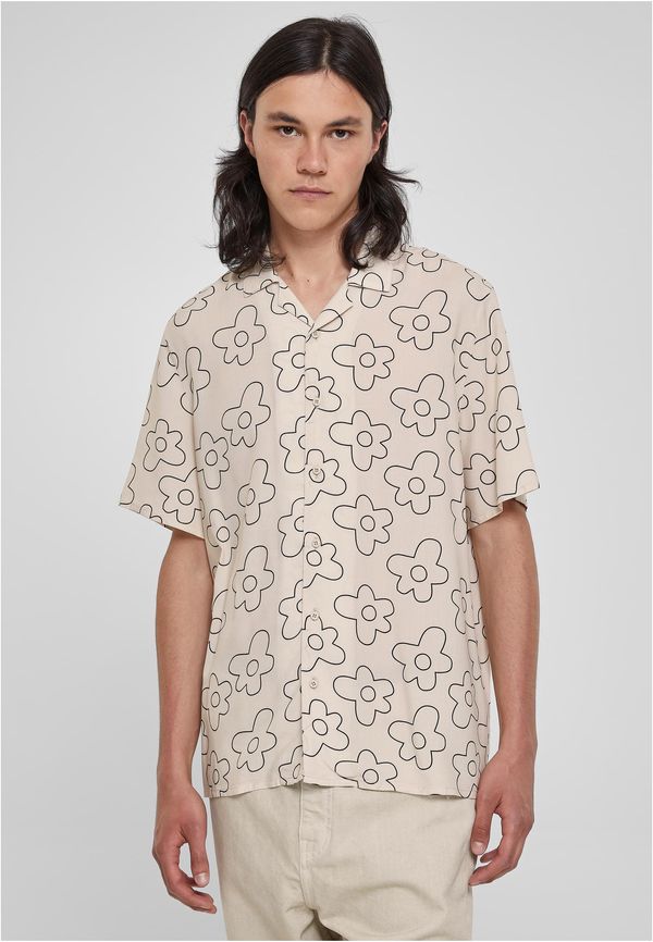 UC Men AOP Resort Soft Seagrass Flower Viscose Shirt