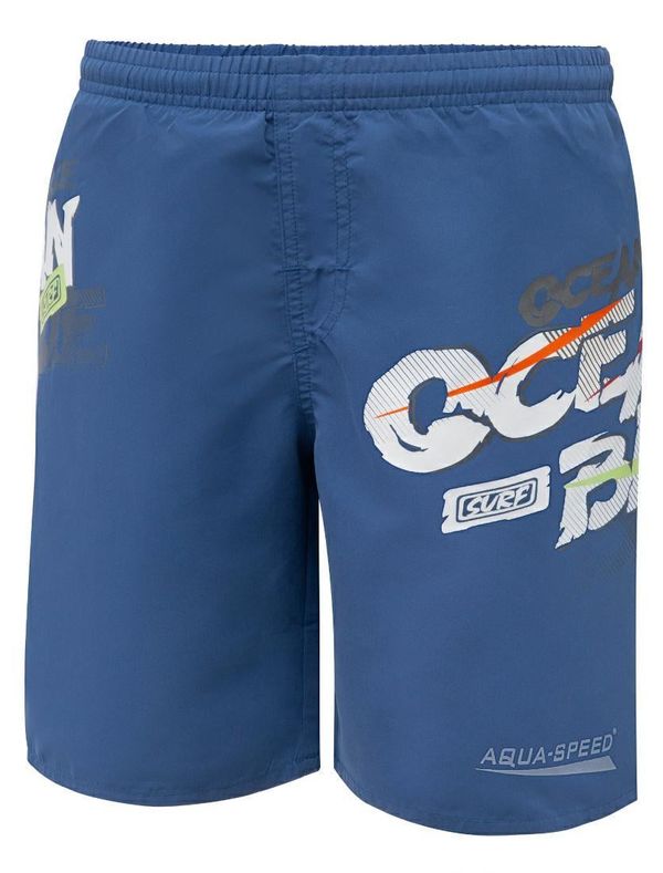 AQUA SPEED AQUA SPEED Kids's Swimming Shorts David Navy Blue