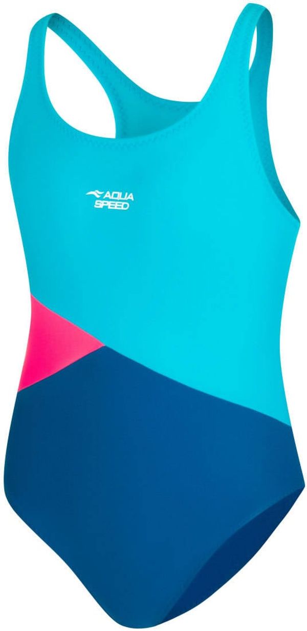 AQUA SPEED AQUA SPEED Kids's Swimsuits POLA Blue/Pink/Navy Blue