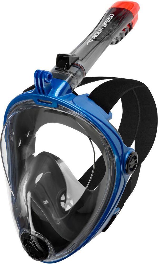 AQUA SPEED AQUA SPEED Unisex's Full Face Diving Mask Spectra 2.0 Navy Blue/Black Pattern 10