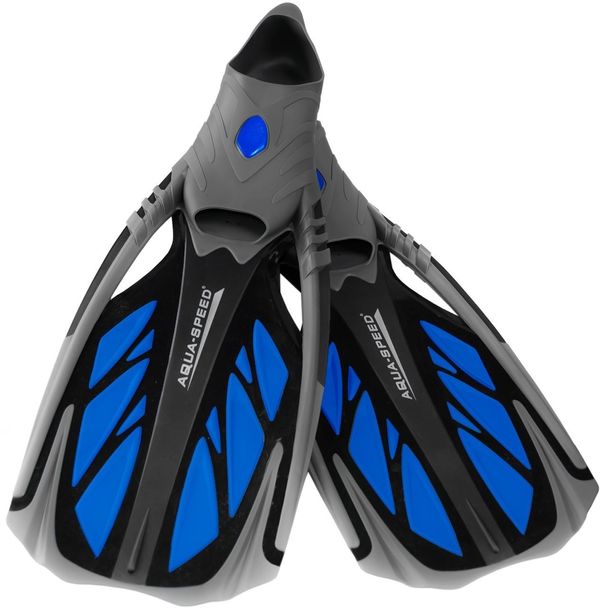 AQUA SPEED AQUA SPEED Unisex's Snorkel Flippers Inox