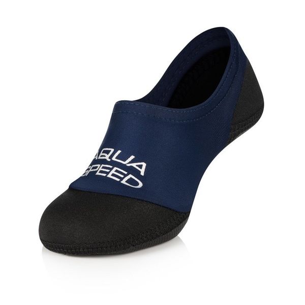 AQUA SPEED AQUA SPEED Unisex's Swimming Socks Neo Navy Blue/Black Pattern 10