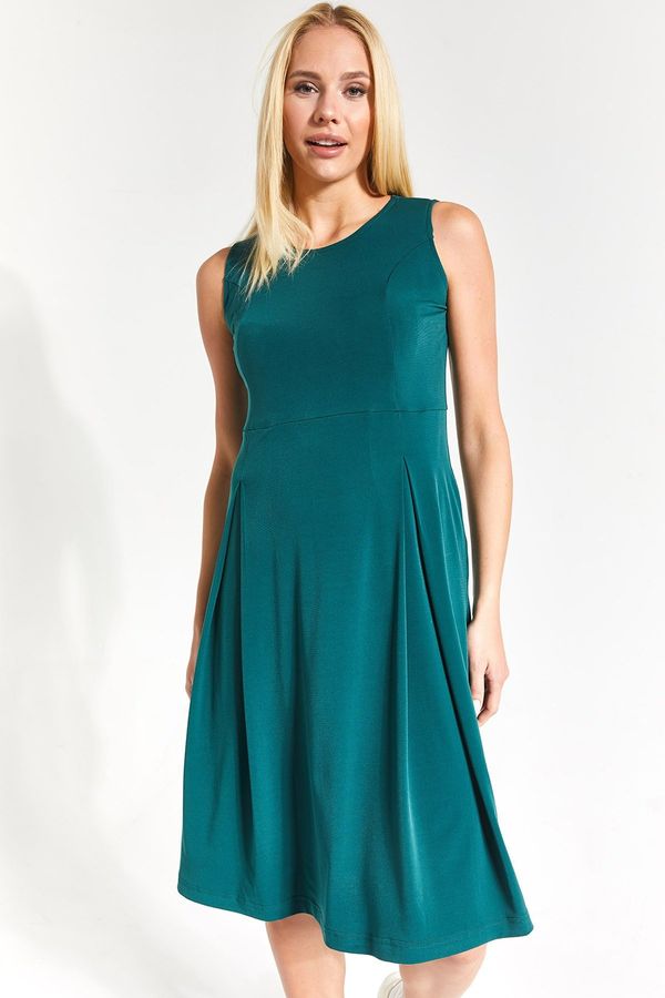 armonika armonika Women's Emerald Sleeveless Midi Dress
