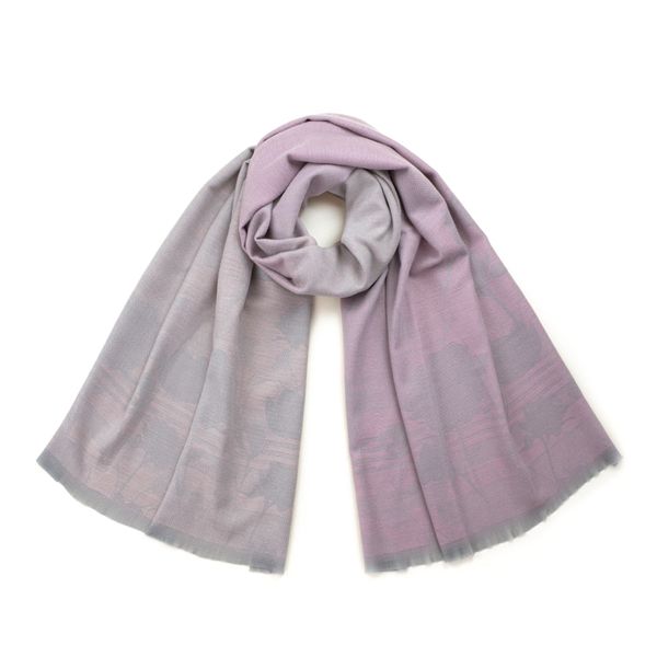 Art of Polo Art Of Polo Woman's Scarf sz21342 Light Grey/Light Pink