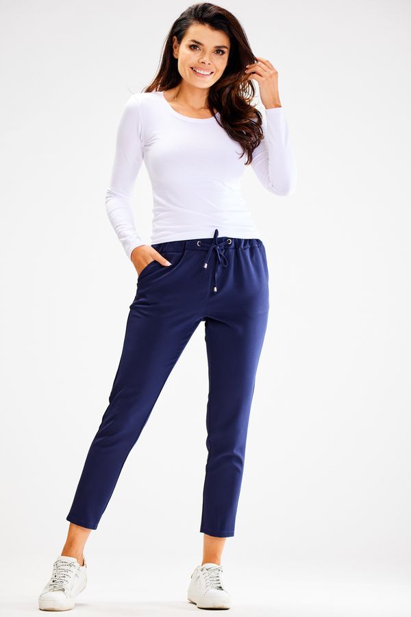 Awama Awama Woman's Pants A600 Navy Blue