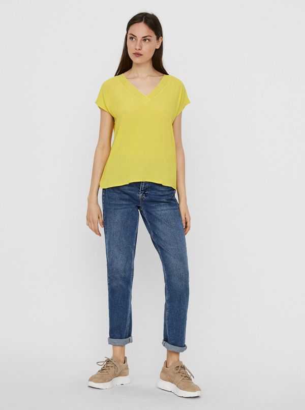 AWARE by VERO MODA AWARE by VERO MODA Yellow blouse VERO MODA Zakynthos - Women