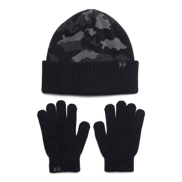 Under Armour B Beanie/Glove Combo-BLK