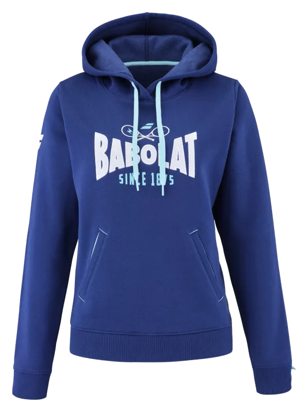 Babolat Babolat Exercise Hood Sweat Women Estate Blue S Women's Sweatshirt