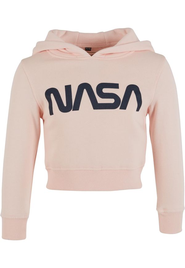 Mister Tee Baby NASA Cropped Hoody Pink