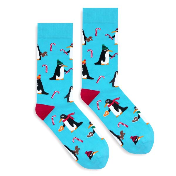 Banana Socks Banana Socks Unisex's Socks Classic X-Mas Penguins