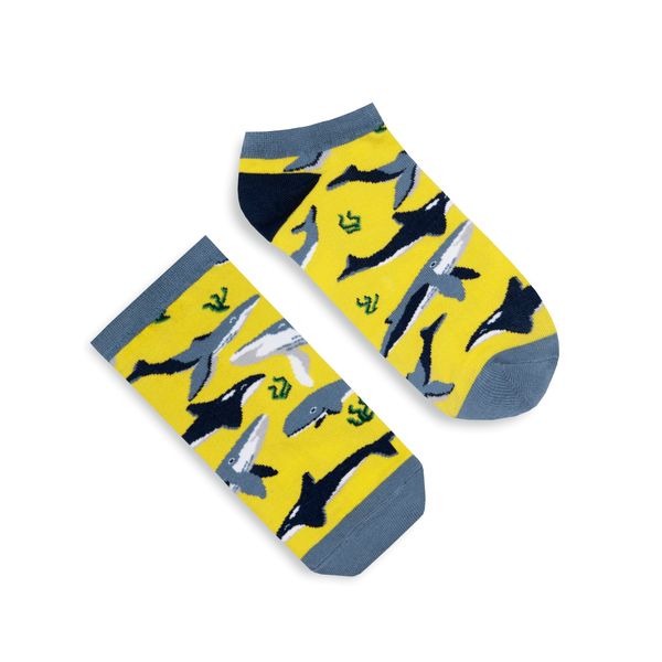 Banana Socks Banana Socks Unisex's Socks Short Mr. Whale