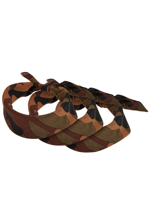 Urban Classics Bandana 3-pack woodcamo