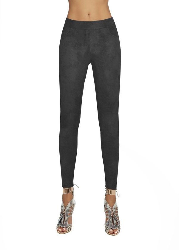 Bas Bleu Bas Bleu Women's leggings LYDIA made of soft material with a metallic pattern