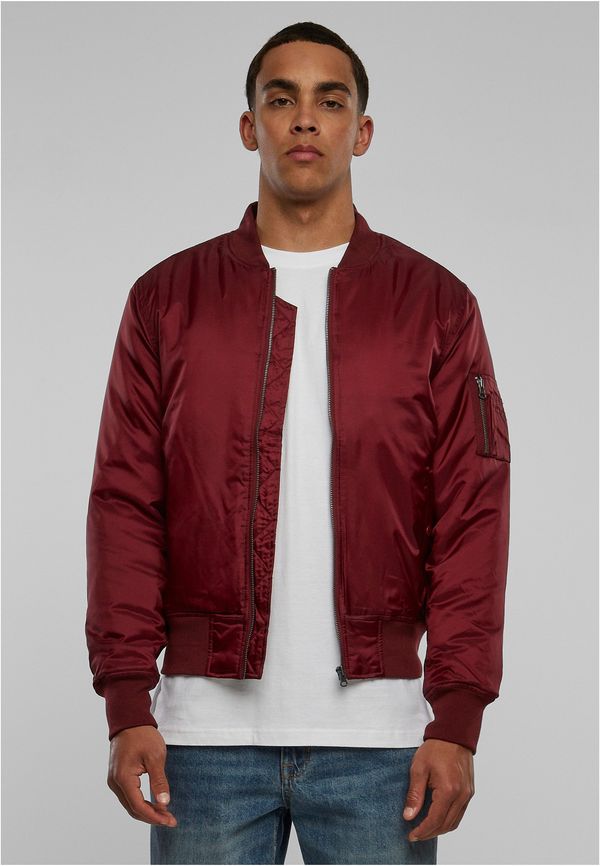 Urban Classics Basic Bomber Jacket burgundy