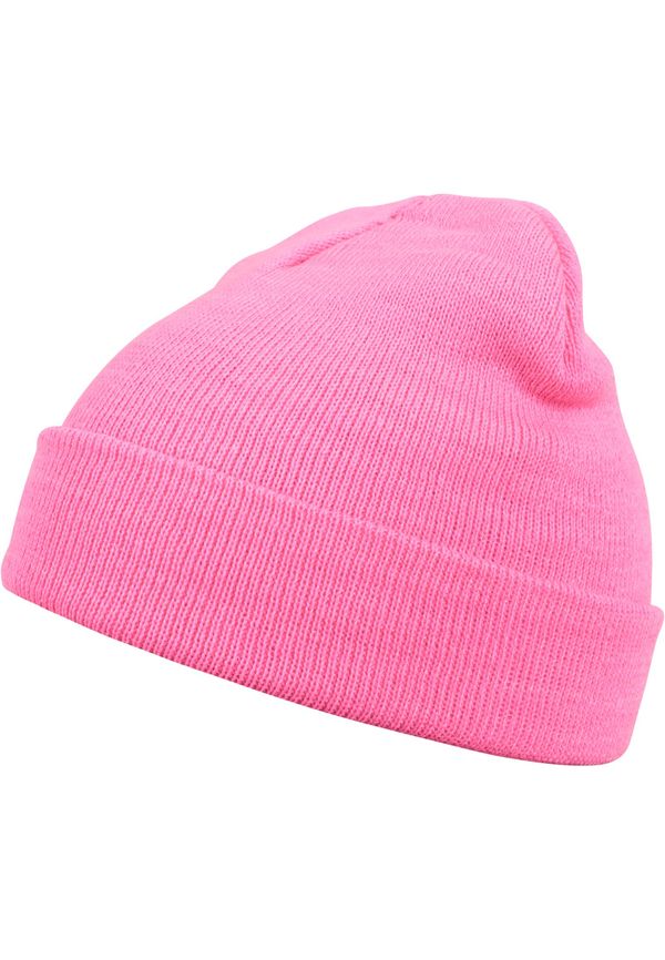 MSTRDS Basic Flap Beanie neonpink