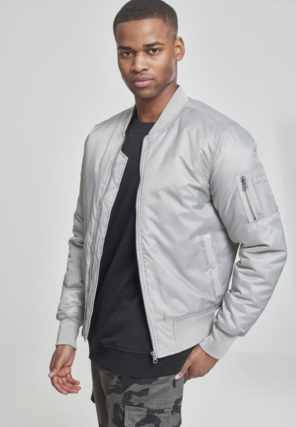 Urban Classics Basic Jacket Bomber Jacket V.Grey